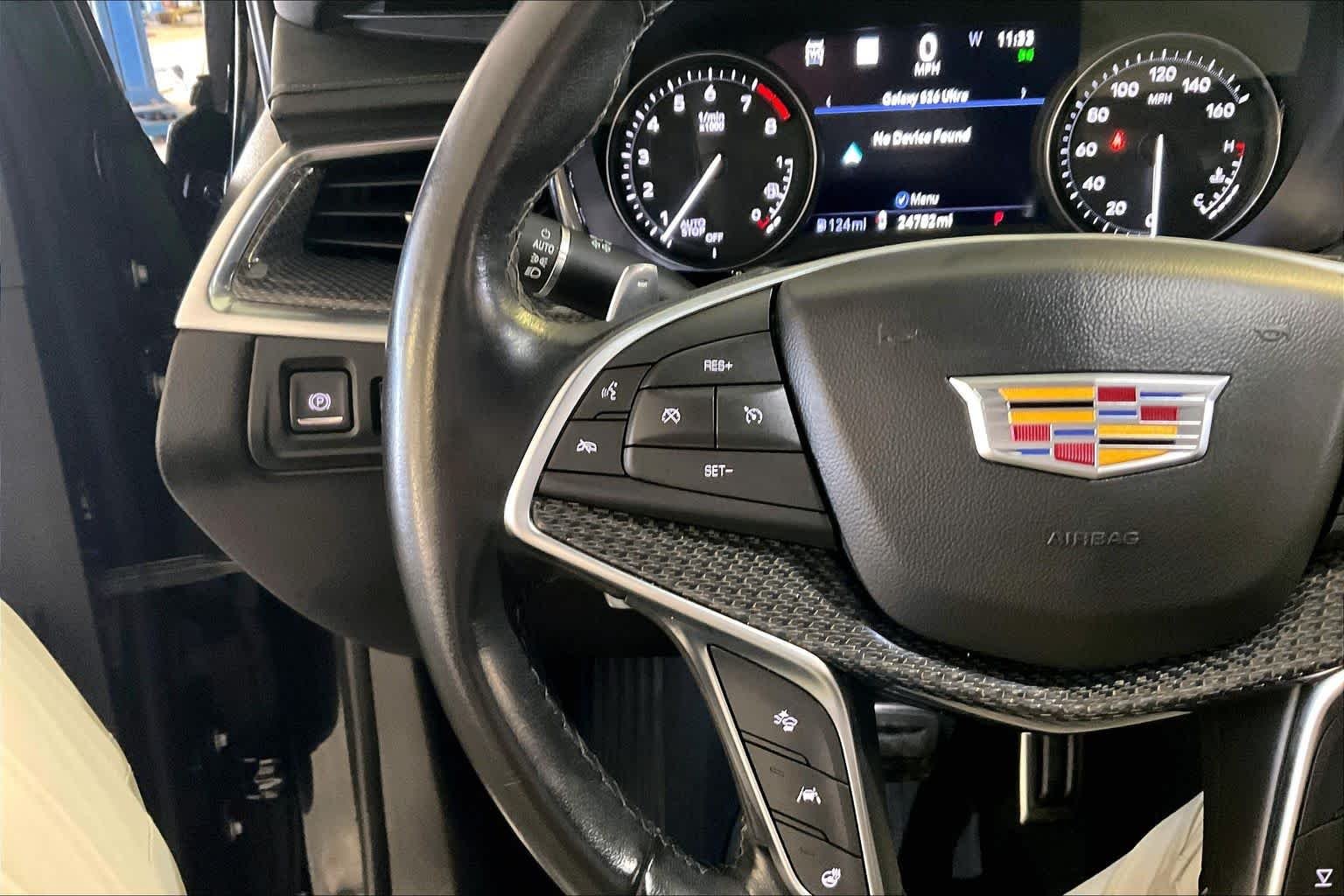 Used 2025 Stellar Black Metallic Cadillac AWD Sport image 22