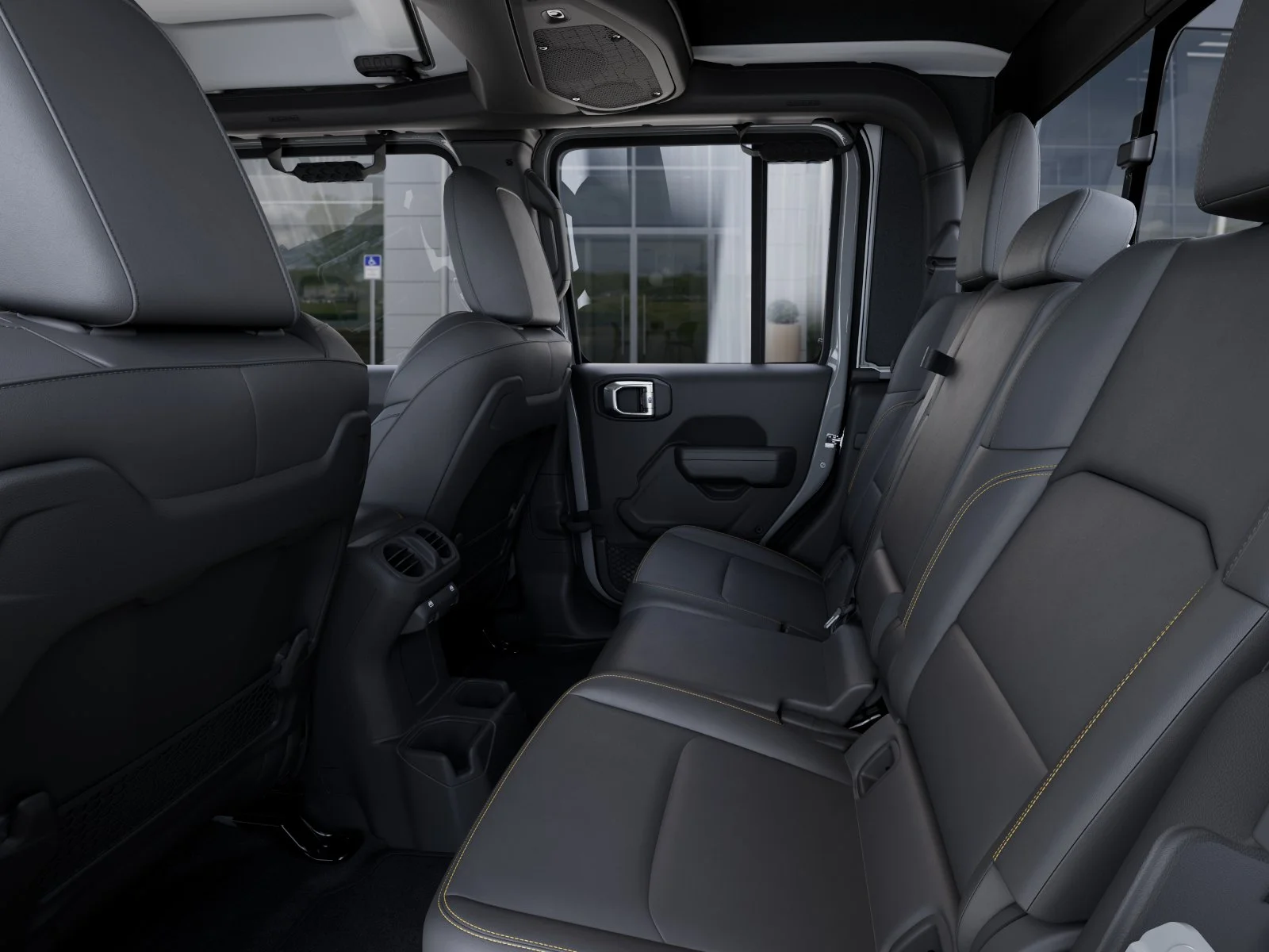 New 2026 Bright White Clear-Coat Exterior Paint Jeep Sahara image 23