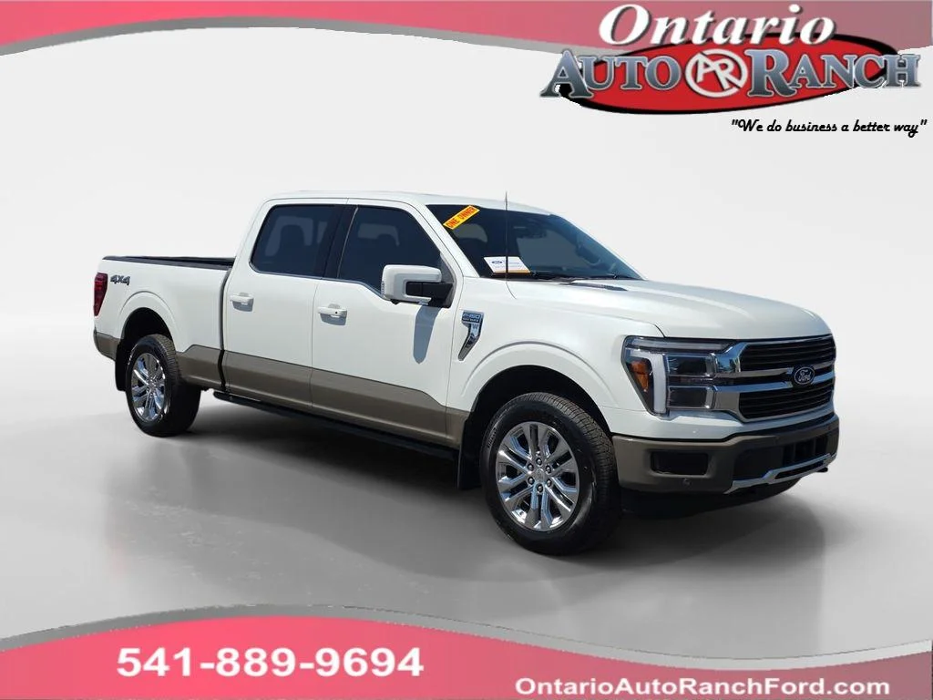 Used 2025 Star White Metallic Tri-Coat Ford King Ranch image 1
