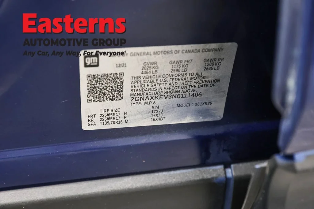 Used 2022 Blue Chevrolet LT image 34