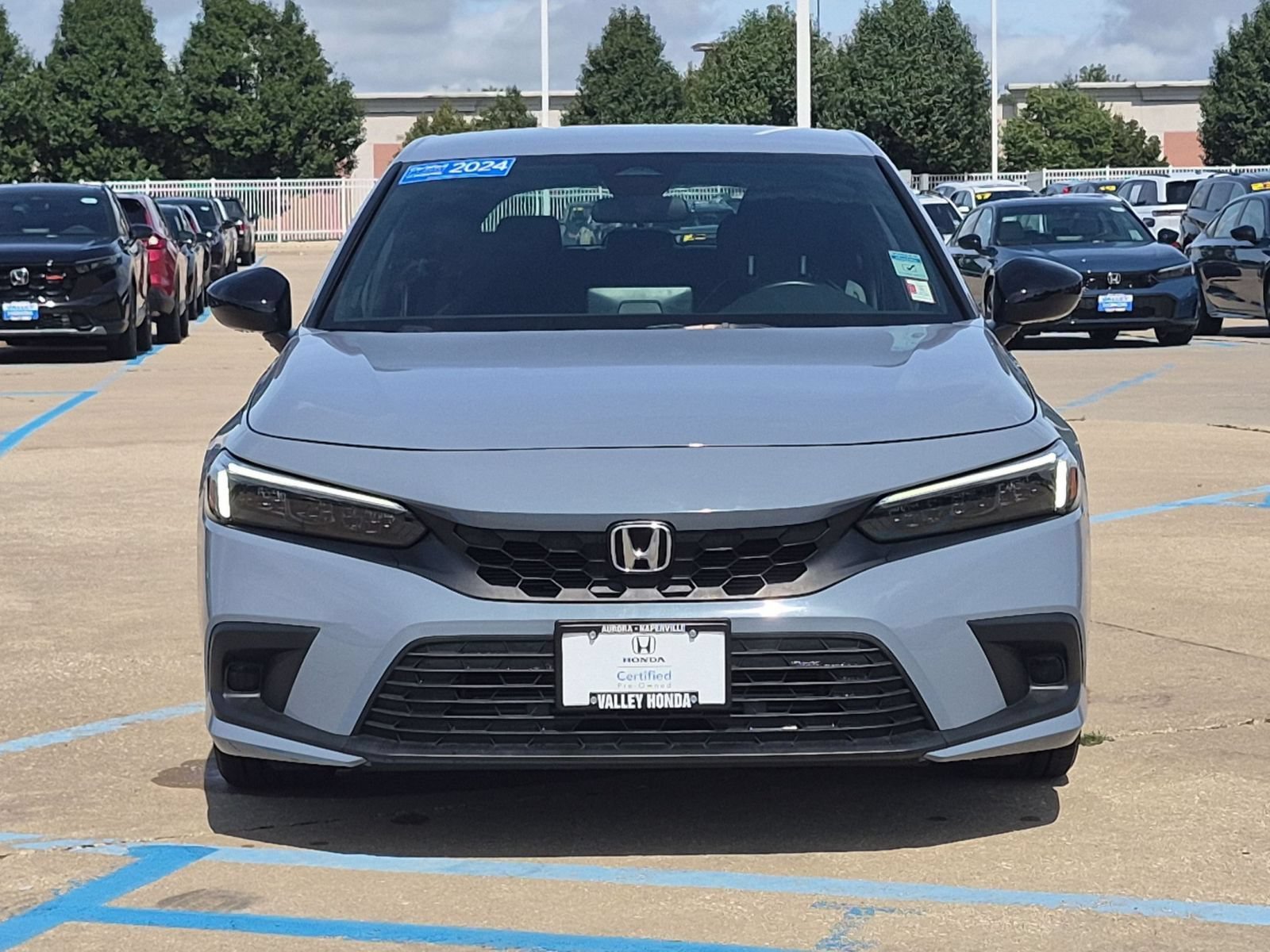 Certified Used 2024 Gray Honda Sport image 3
