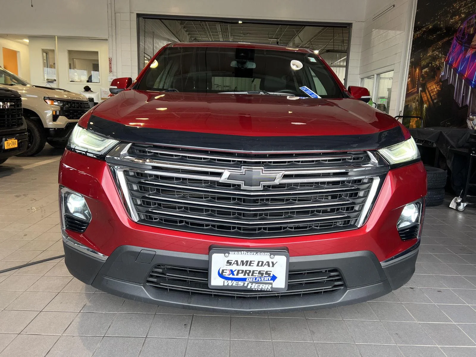 Used 2023 Radiant Red Tintcoat Chevrolet LT Leather image 2
