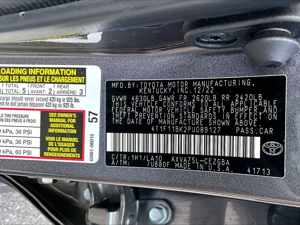 Used 2023 Gray Toyota XLE image 36