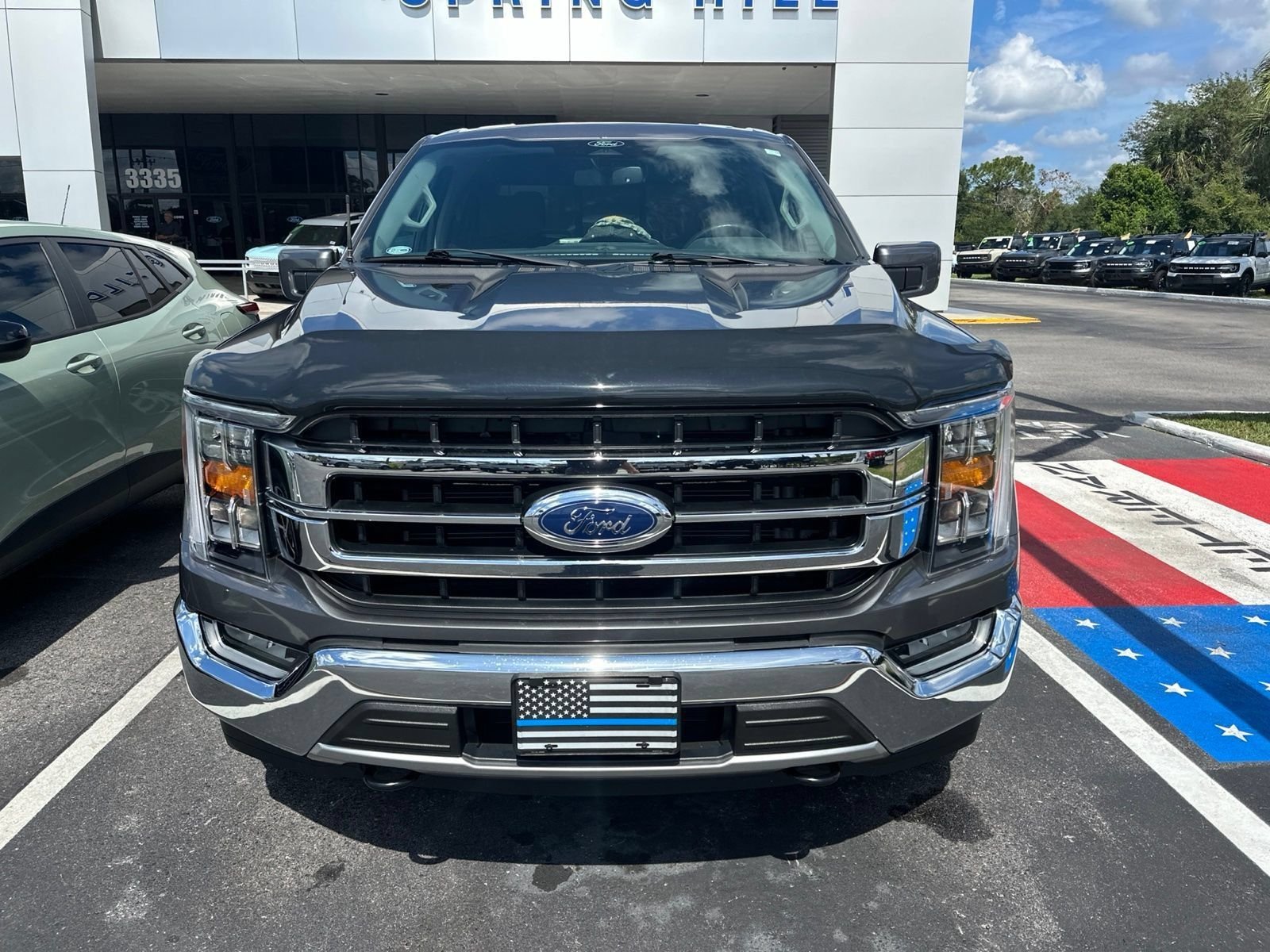 Used 2022 Gray Metallic Ford Lariat image 2