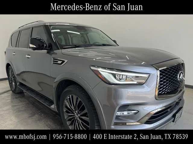 Used 2021 Graphite Shadow INFINITI Premium Select image 1