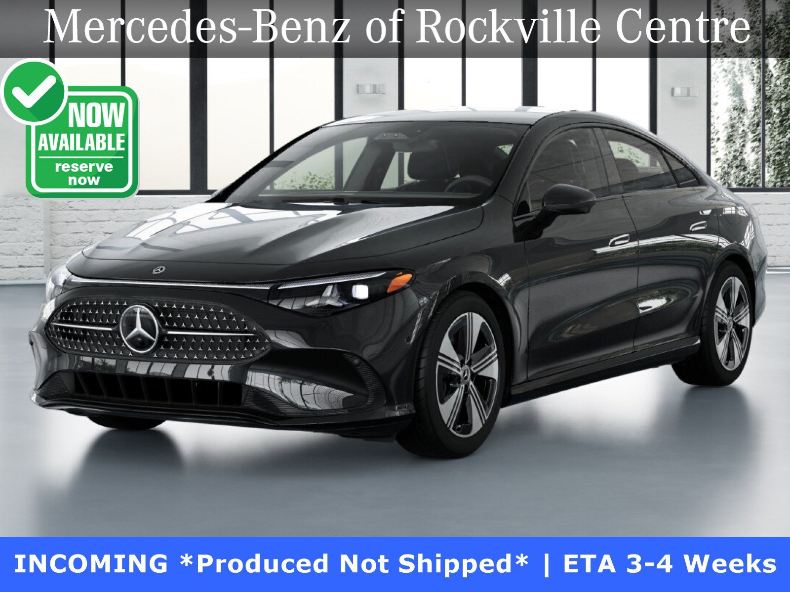 New 2027 Night Black Mercedes-Benz CLA 220 Hybrid image 1