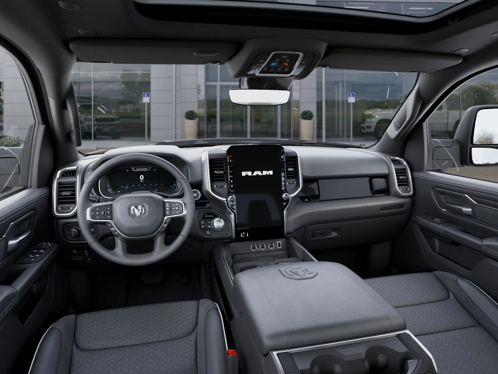 New 2026 Diamond Black Crystal Pearl-Coat Exterior Paint RAM Laramie image 41