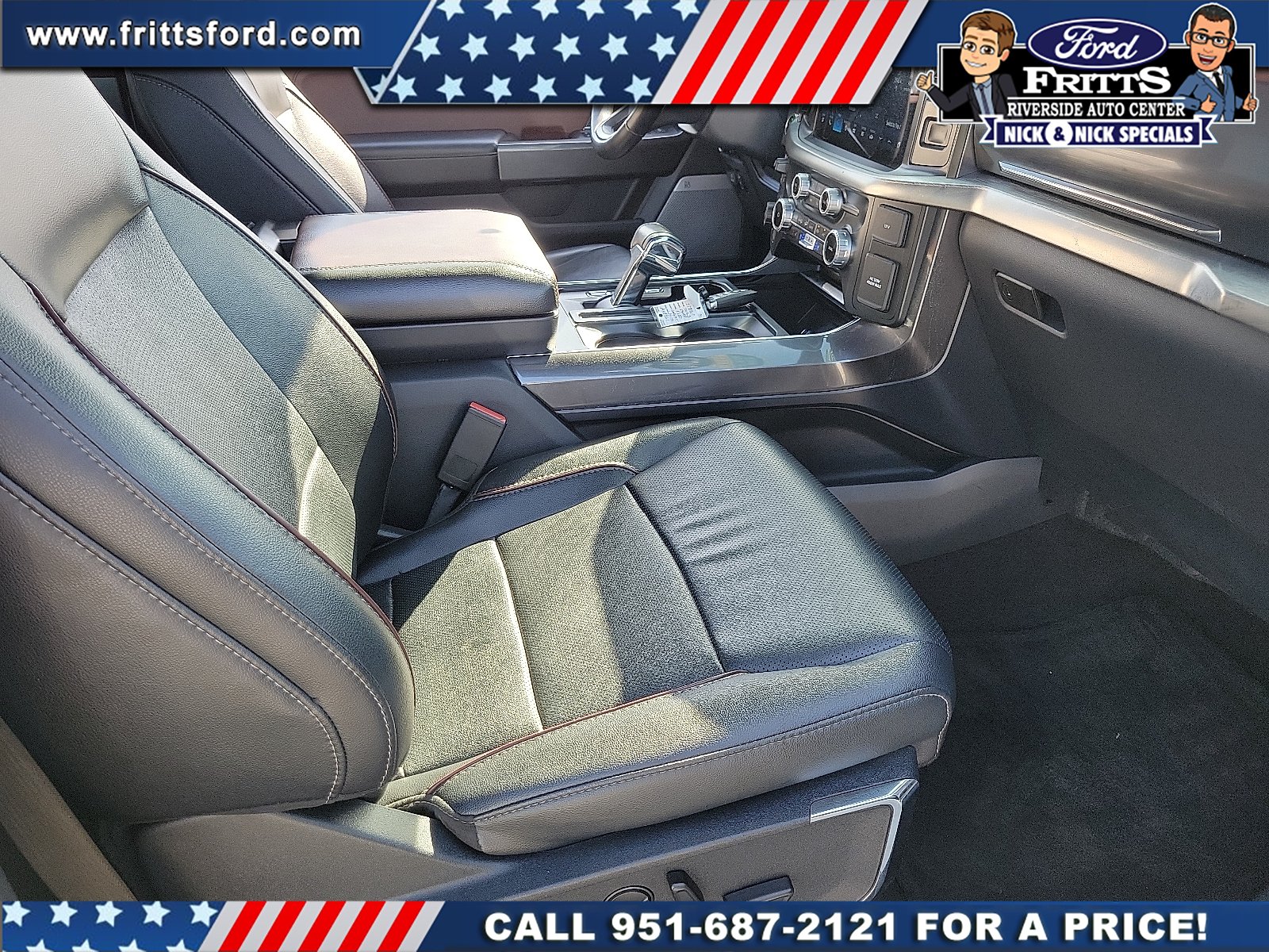 Certified Used 2023 White Metallic Ford LARIAT image 15