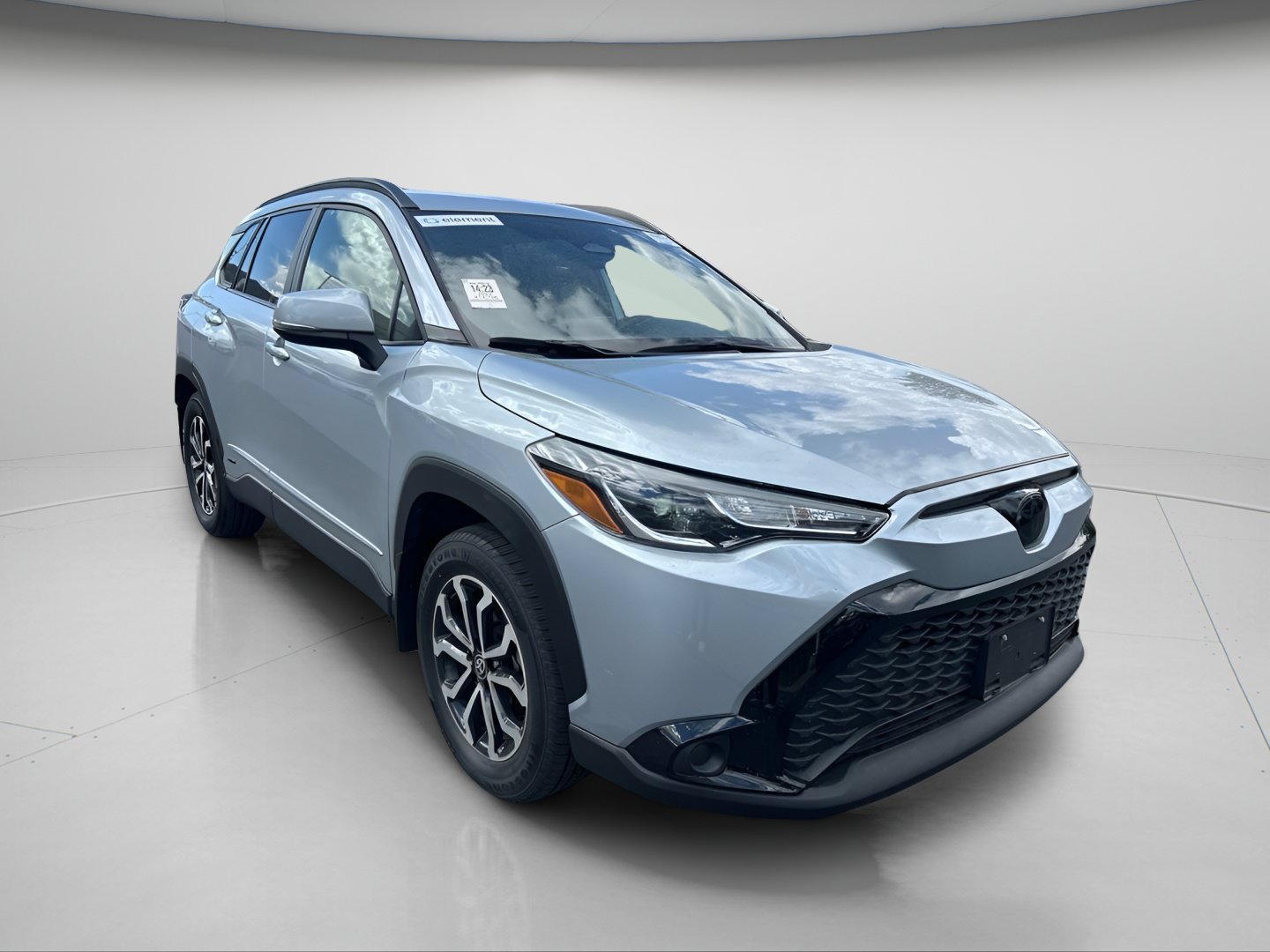 Certified Used 2023 Silver Toyota Hybrid SE image 2