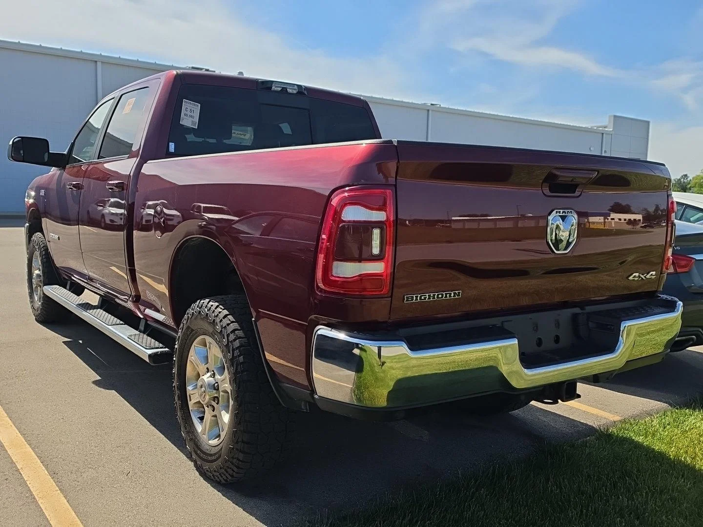 Used 2022 Delmonico Red Pearlcoat Ram Big Horn image 4
