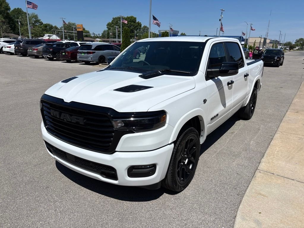 New 2026 Bright White Clear-Coat Exterior Paint RAM Laramie image 1