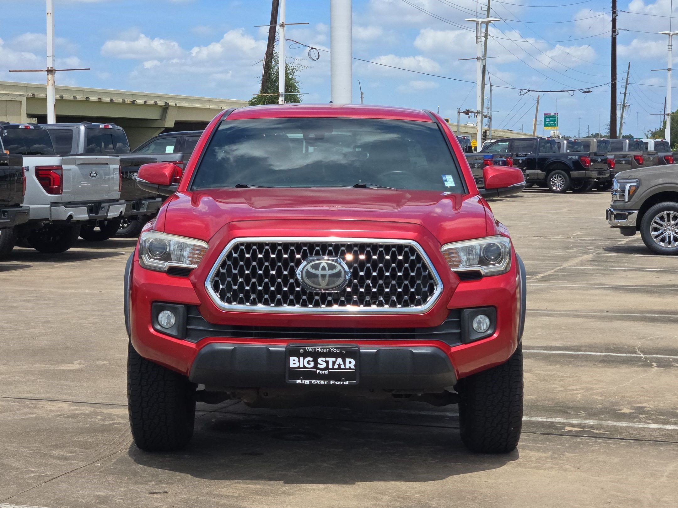 Used 2019 Barcelona Red Metallic Toyota TRD Off-Road image 8