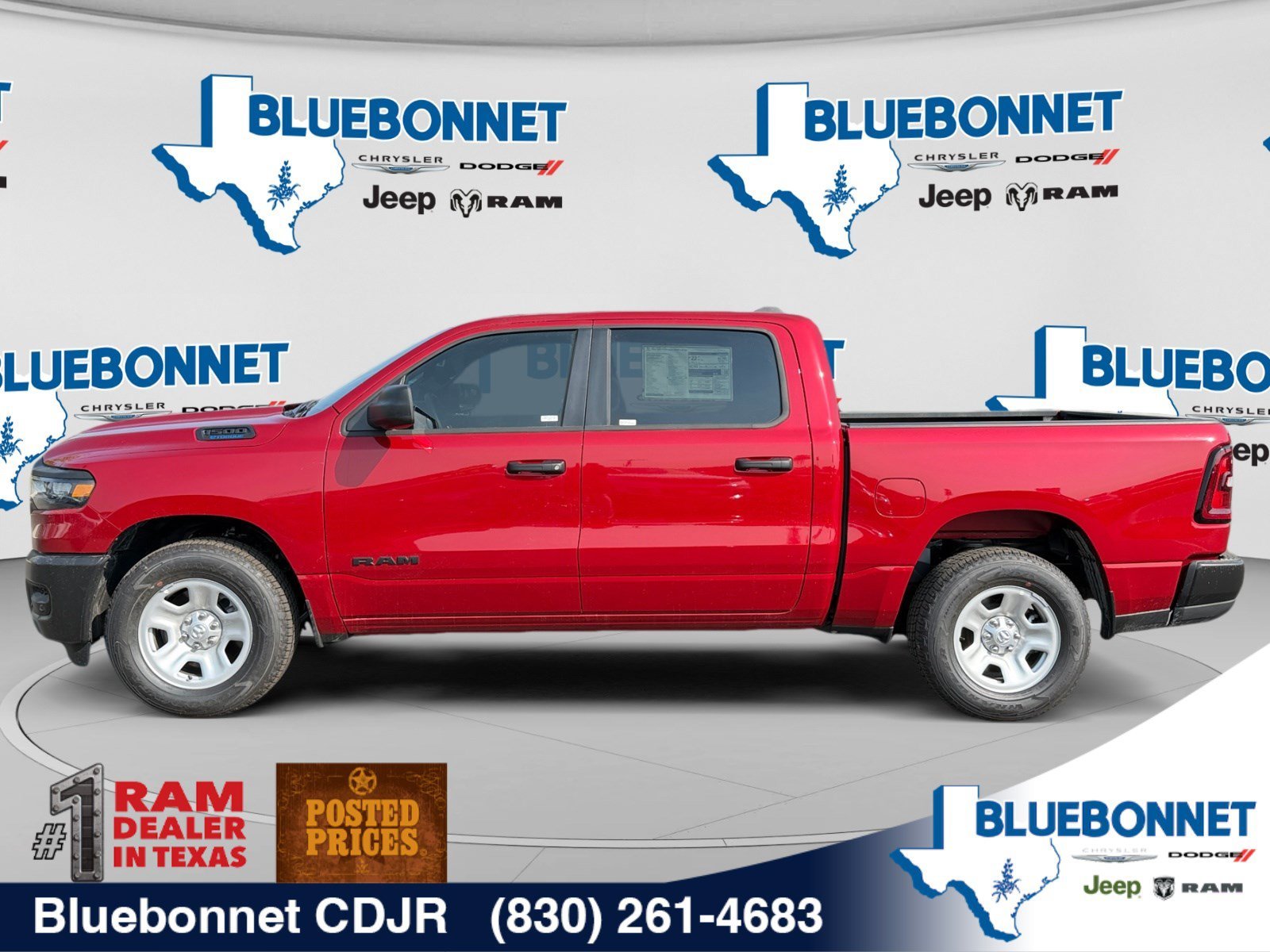 New 2026 Molten Red Pearl-Coat Exterior Paint RAM Tradesman image 8