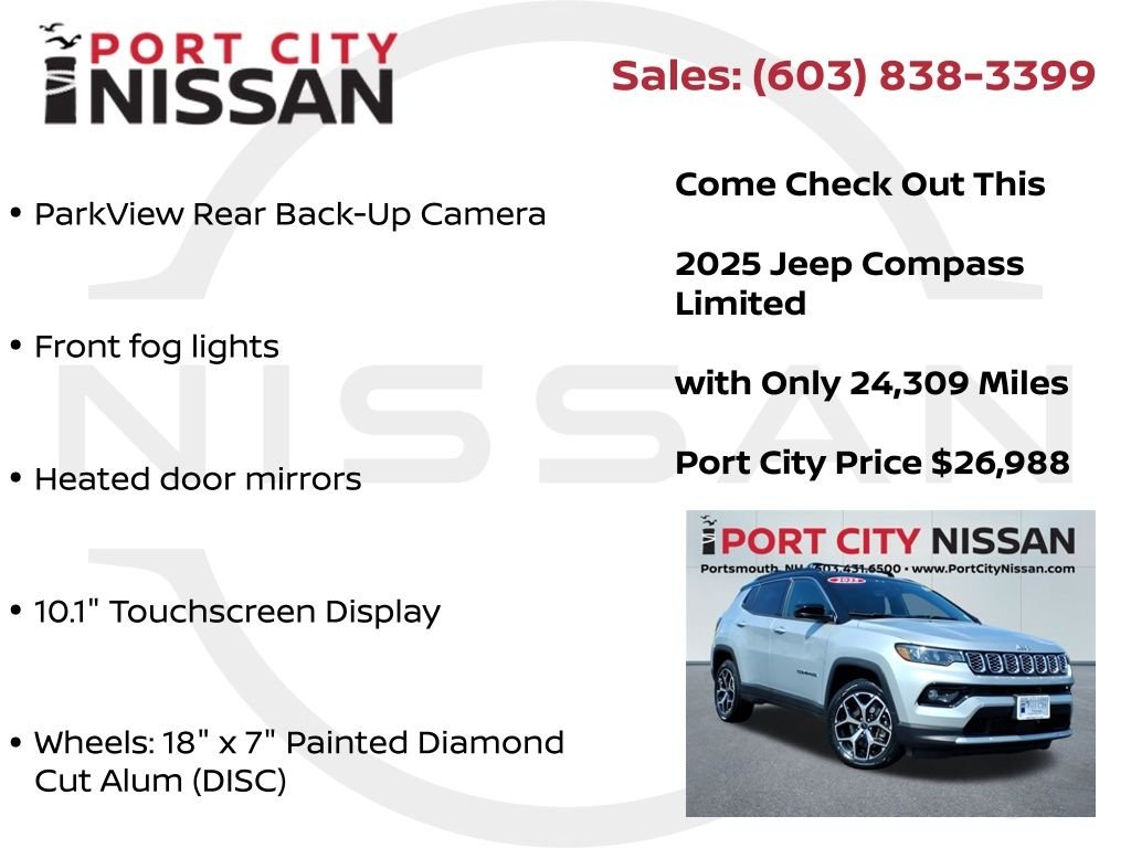 Used 2025 Silver Zynith Metallic Jeep Limited image 15