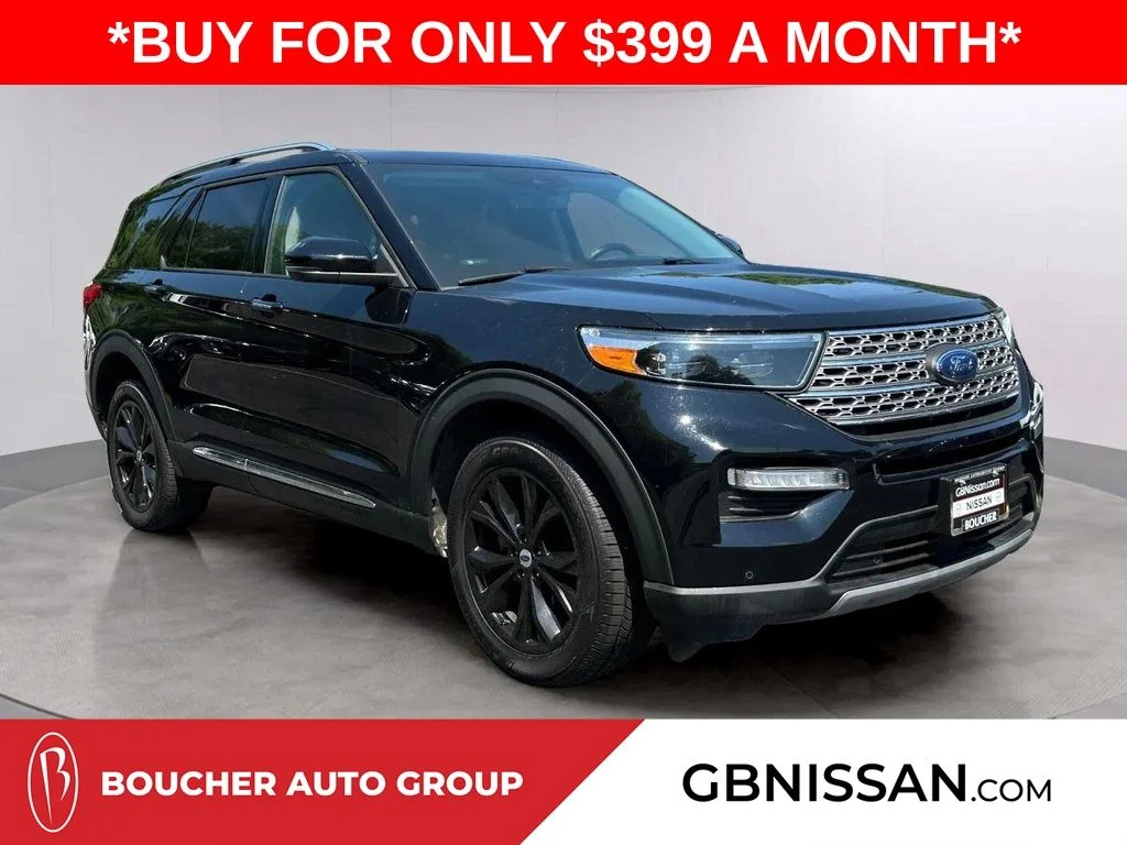 Used 2021 Agate Black Metallic Ford Limited image 1
