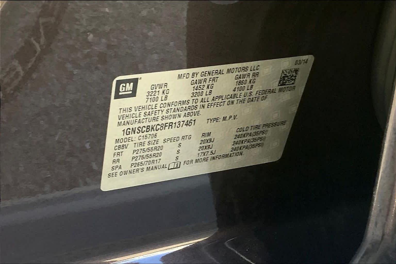 Used 2015 Sable Metallic Chevrolet LT image 31