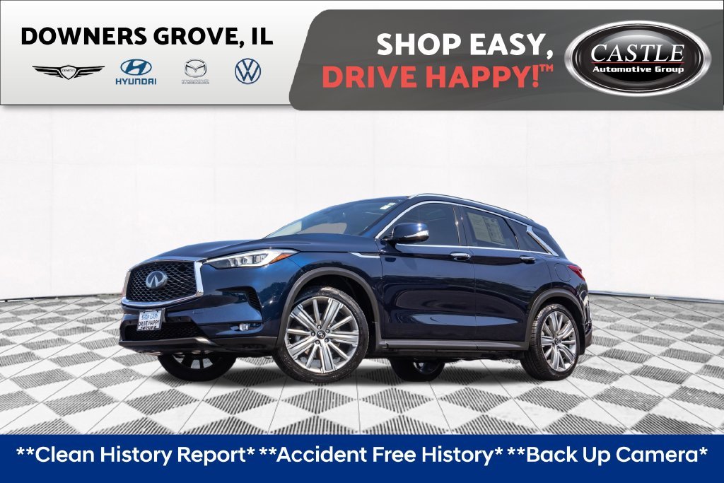 Used 2021 Blue INFINITI Sensory image 1