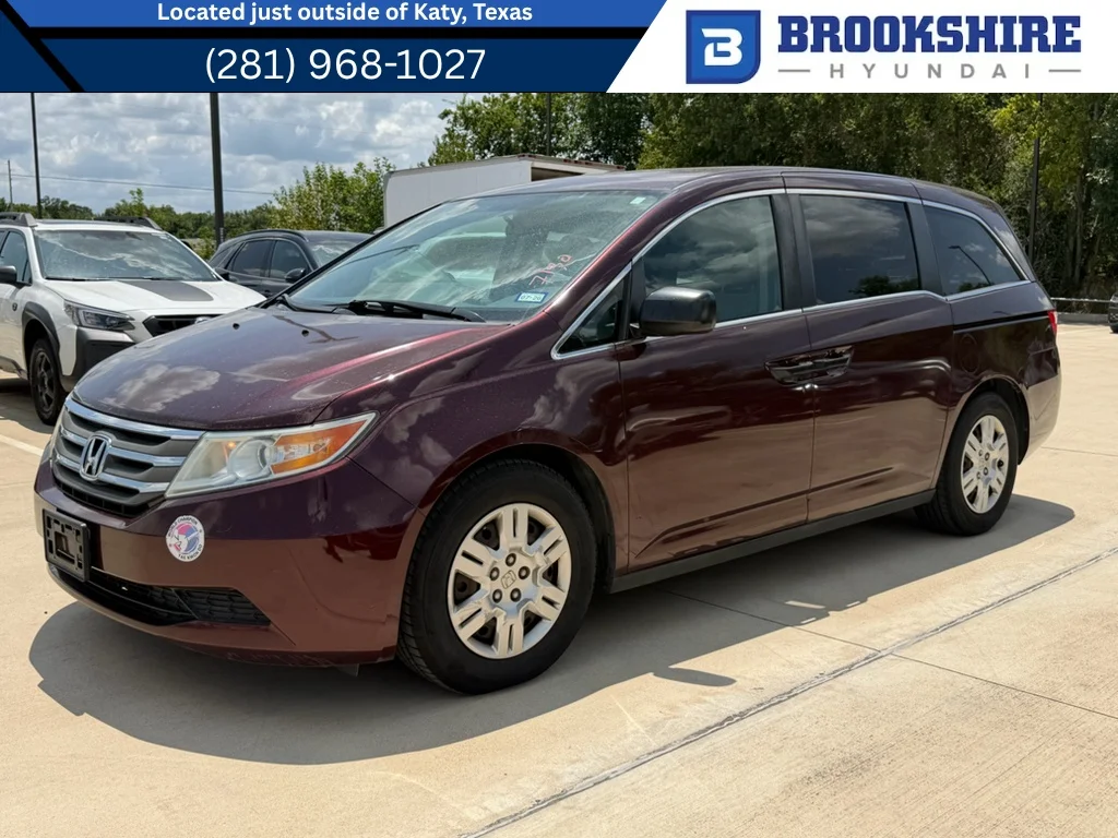 Used 2013 Dark Cherry Pearl Honda LX image 1