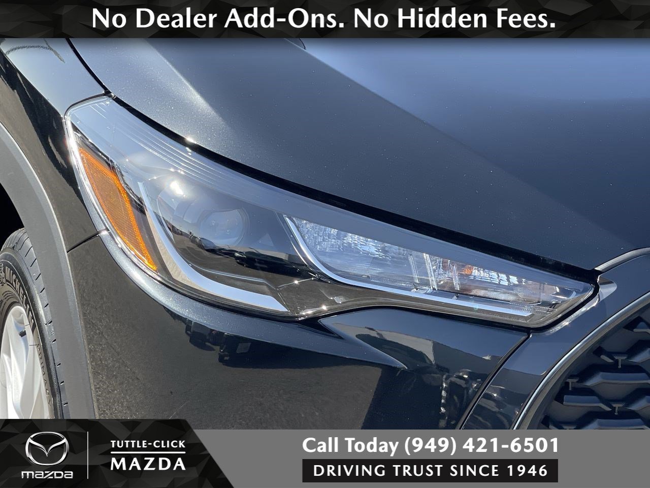 Used 2025 JET BLACK Toyota LE image 7