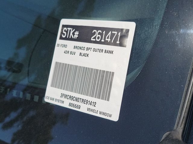 New 2026 Shadow Black Ford Outer Banks® image 23