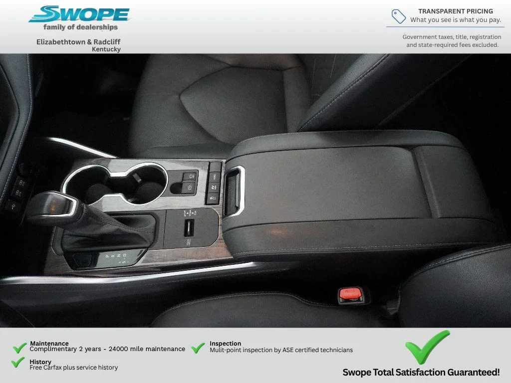 Used 2021 Blizzard Pearl Toyota Hybrid Platinum image 25