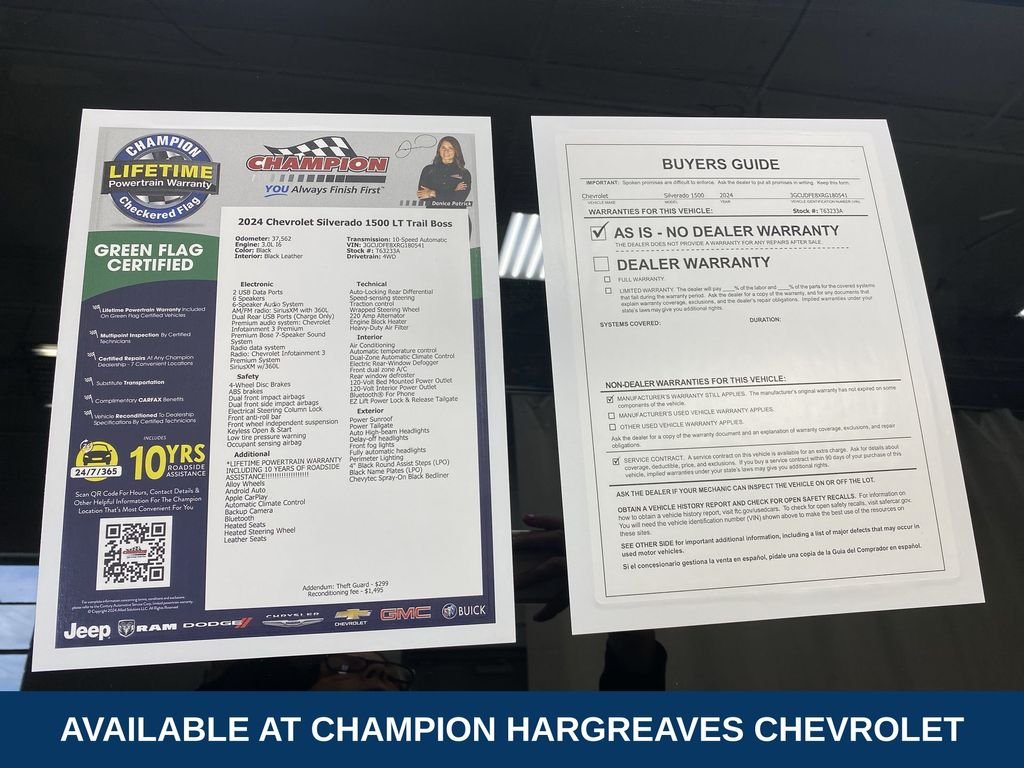 Used 2024 Black Chevrolet LT Trail Boss image 43