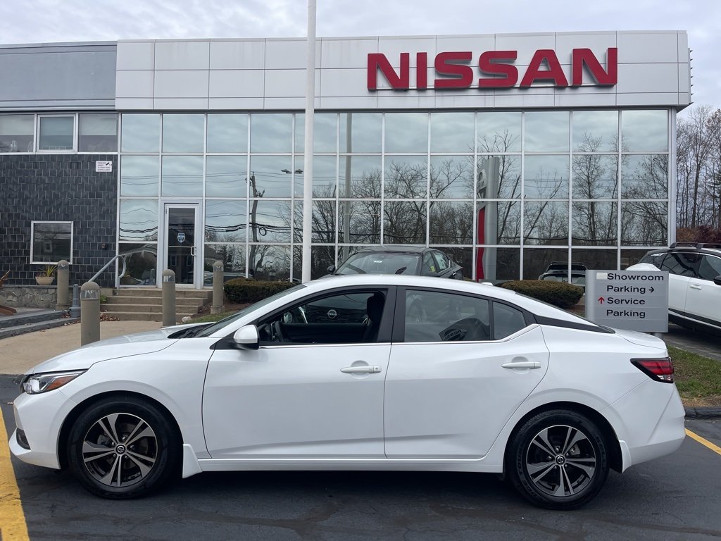 Certified 2022 Nissan Sentra SV with VIN 3N1AB8CV2NY298569 for sale in Milford, MA