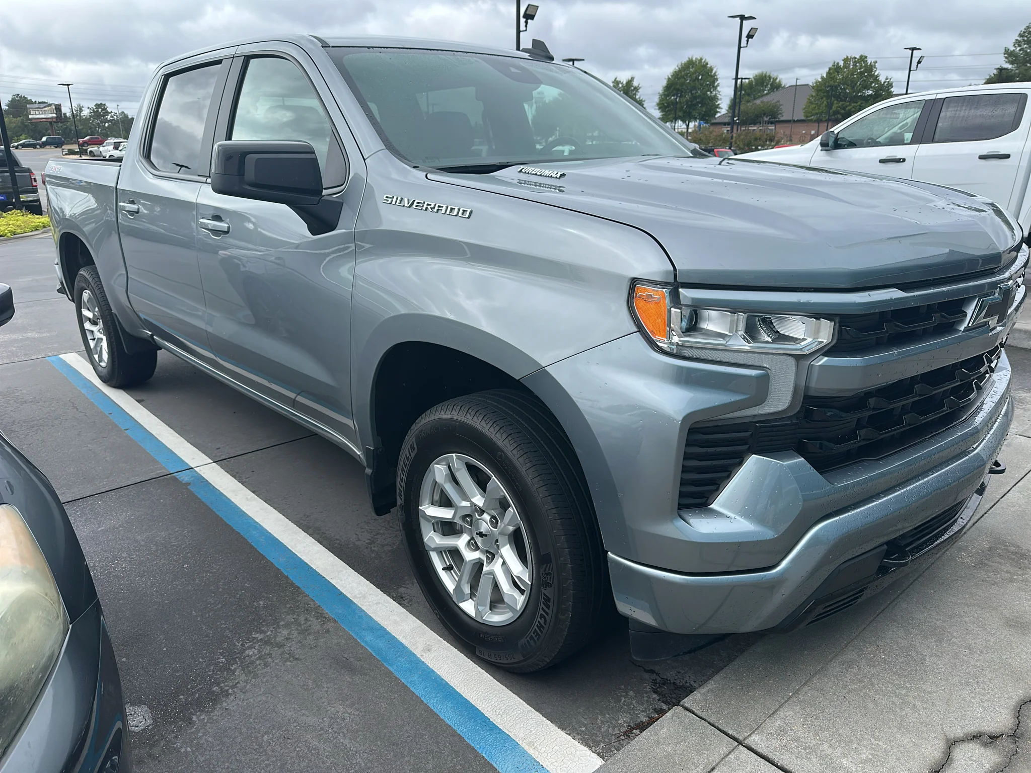 Used 2025 Sterling Gray Metallic Chevrolet RST image 2