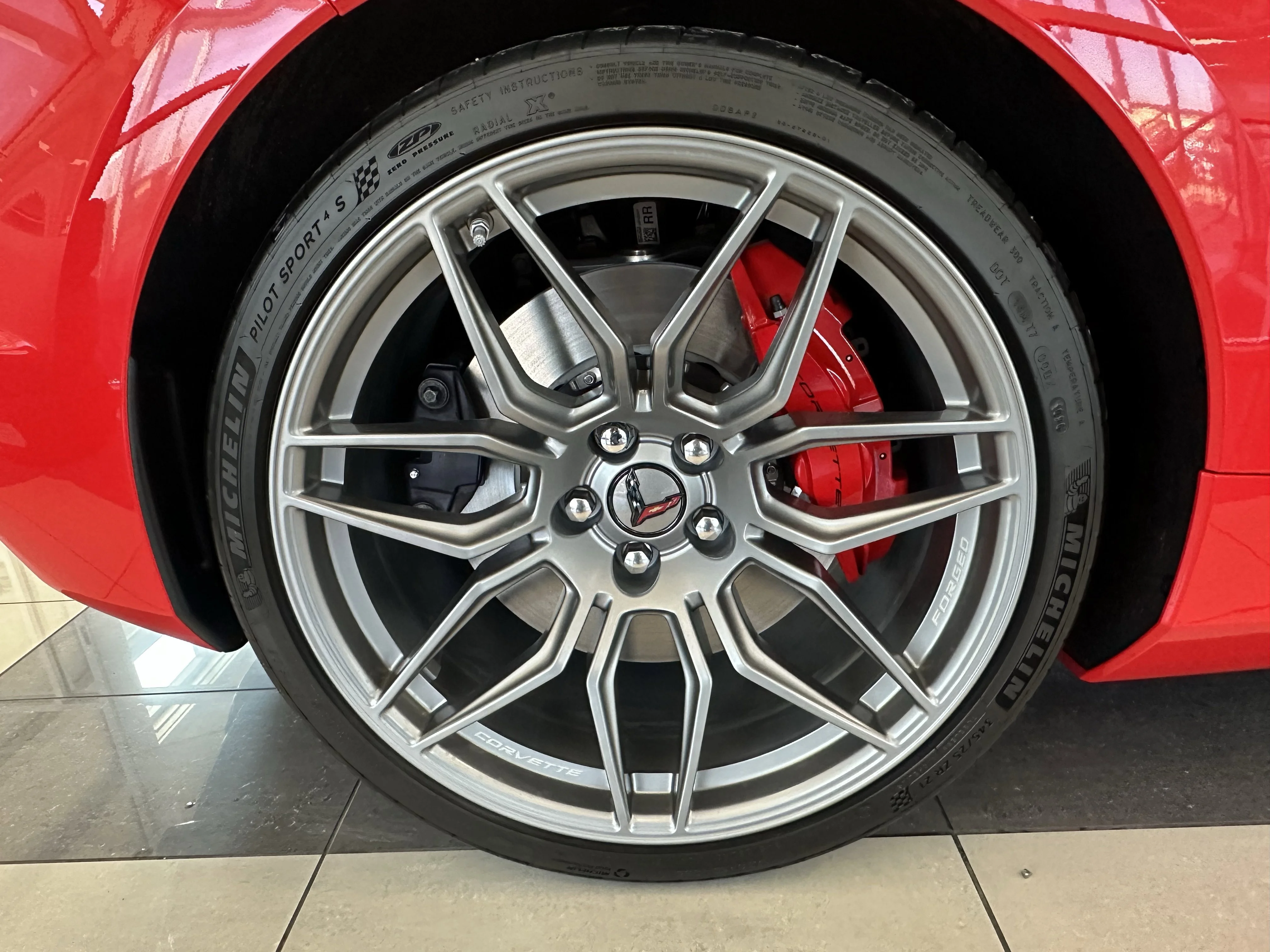 New 2026 Torch Red Chevrolet 1LZ Z06 image 5