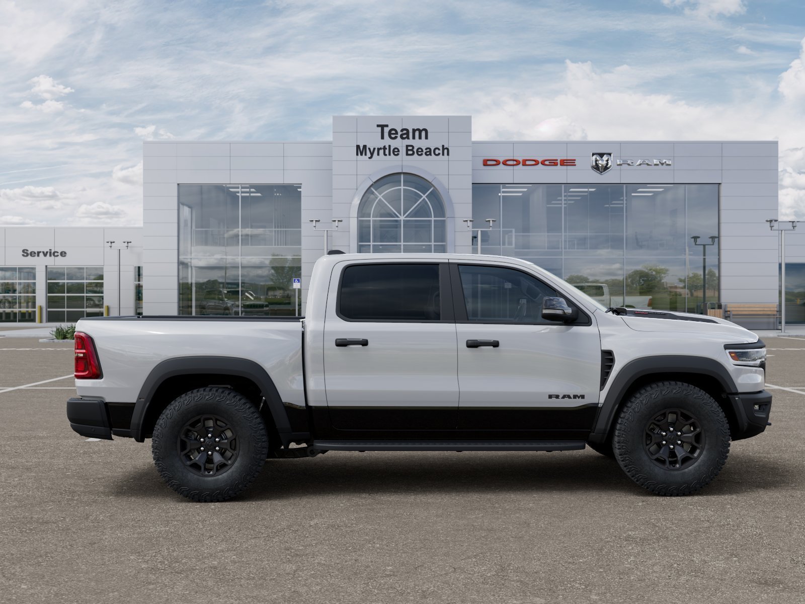 New 2026 Bright White Clear-Coat Exterior Paint RAM RHO image 47