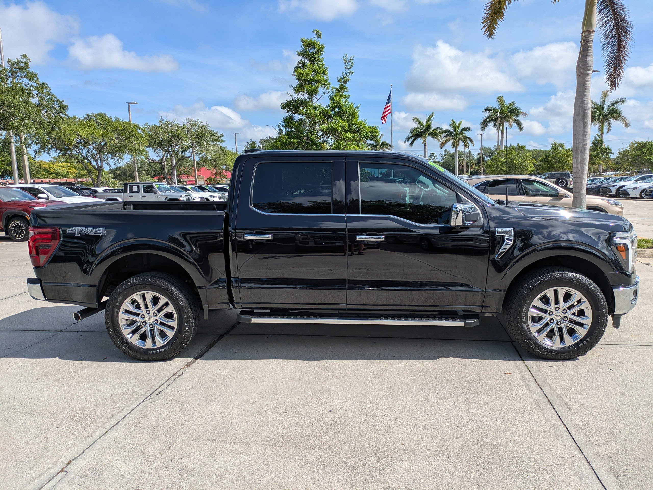 Used 2024 Black Metallic Ford LARIAT image 3