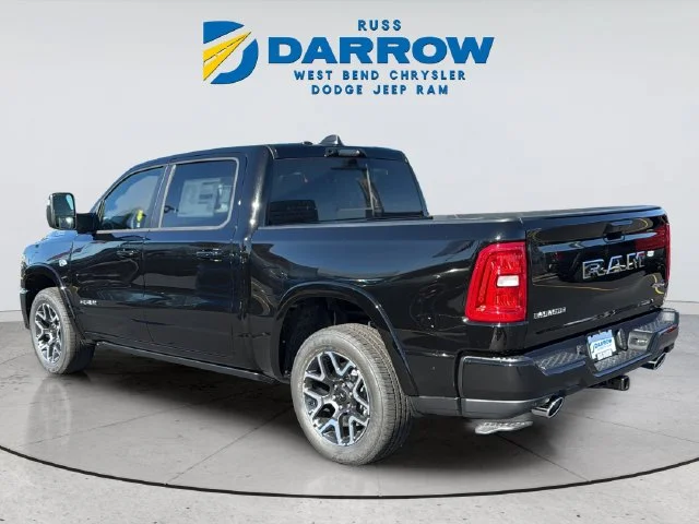 New 2027 Diamond Black Crystal Pearl-Coat Exterior Paint RAM Laramie image 3
