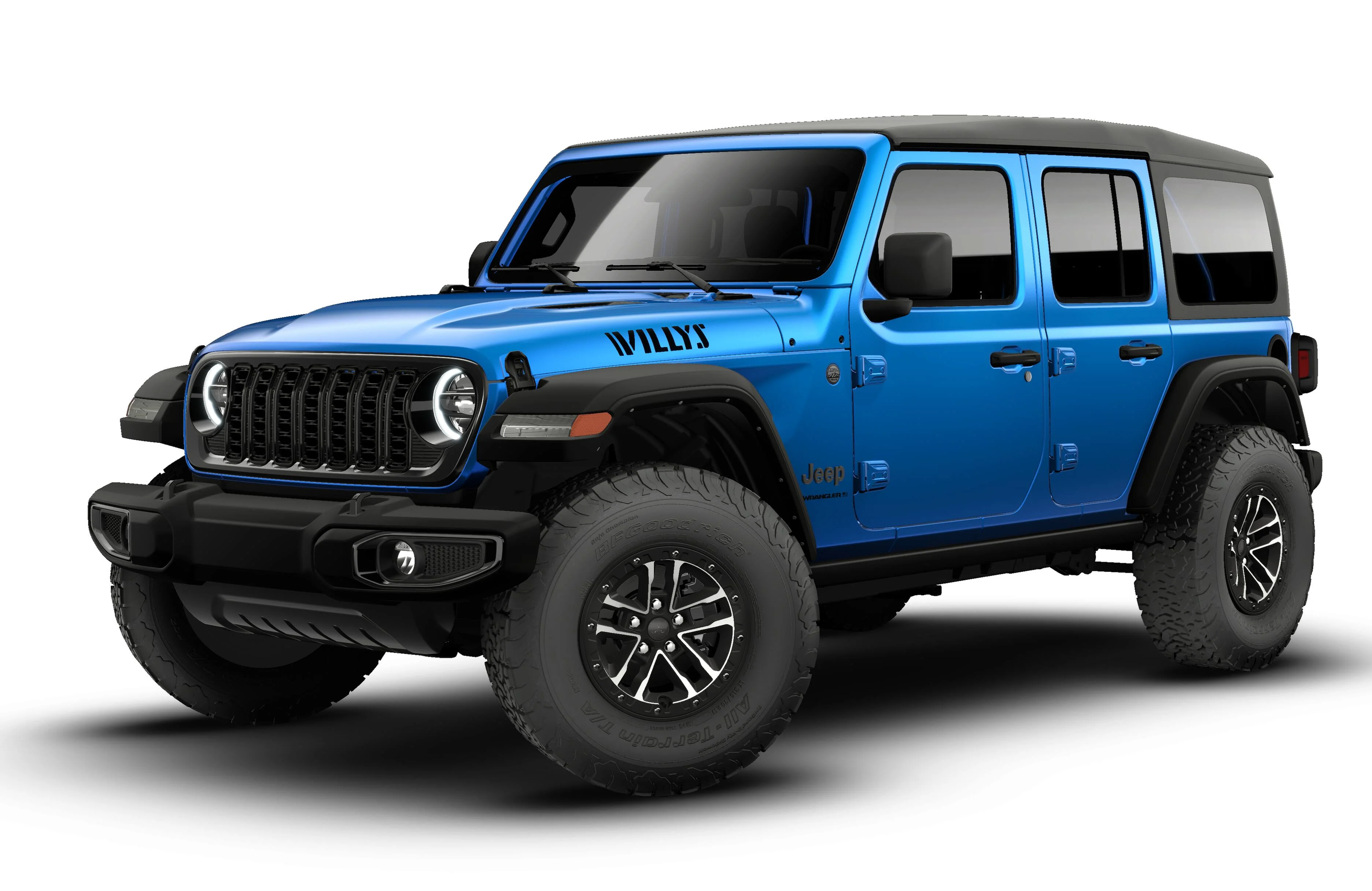 New 2026 Hydro Blue Pearl-Coat Exterior Paint Jeep Willys image 27