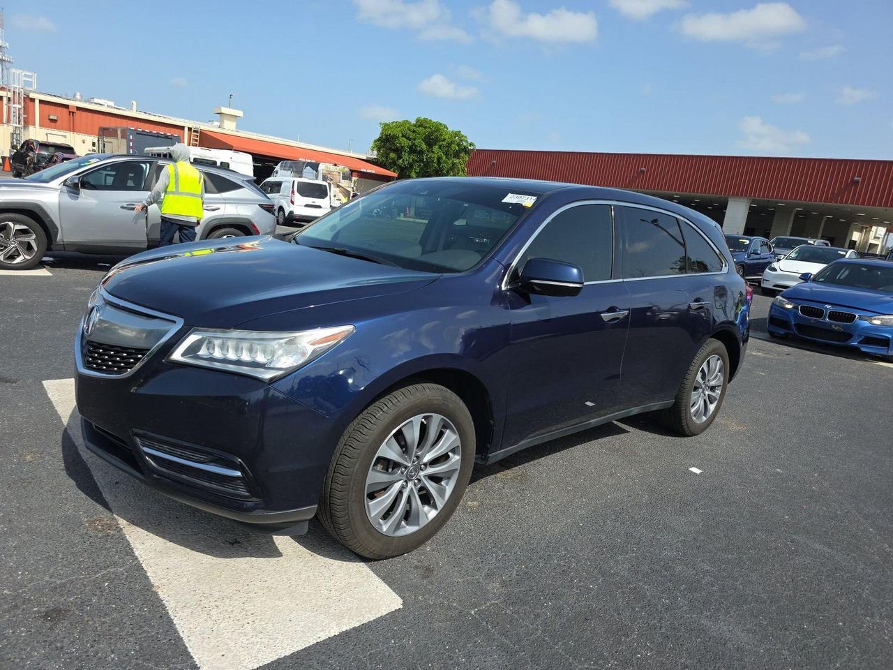 Used 2016 Fathom Blue Pearl Acura Technology Package image 1
