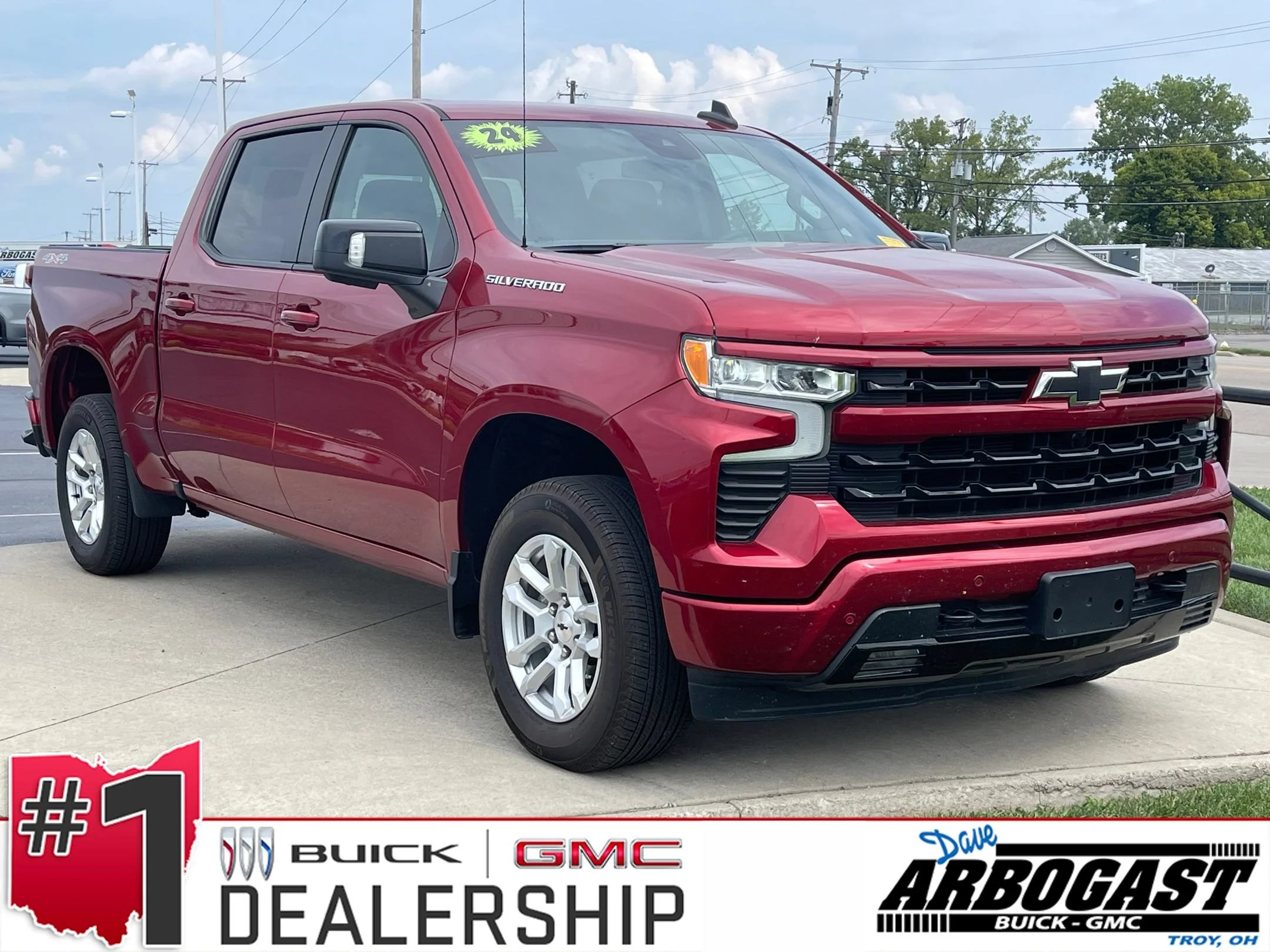 Used 2024 Radiant Red Tintcoat Chevrolet RST image 1