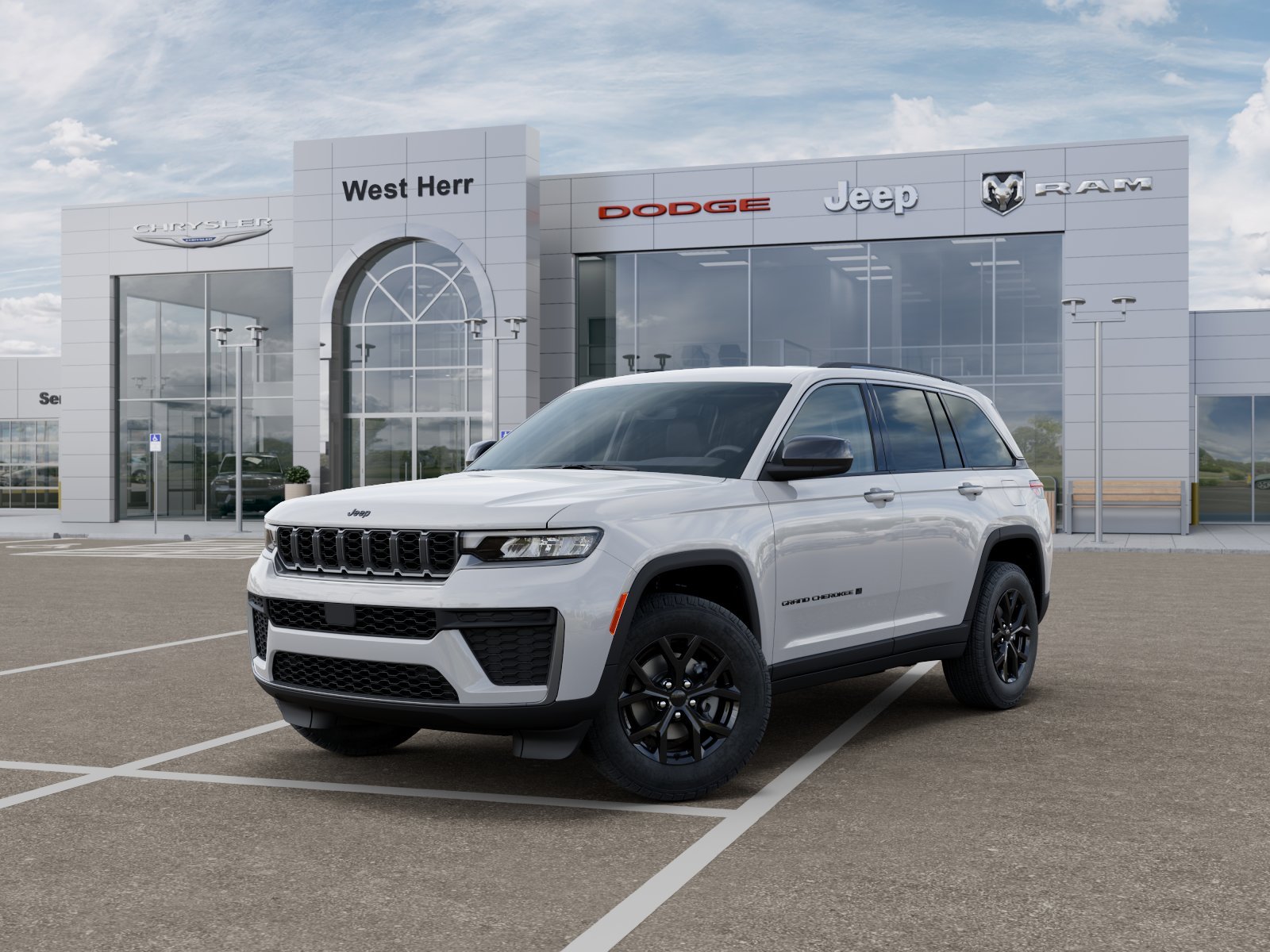 New 2026 Bright White Clear-Coat Exterior Paint Jeep Laredo Altitude image 14