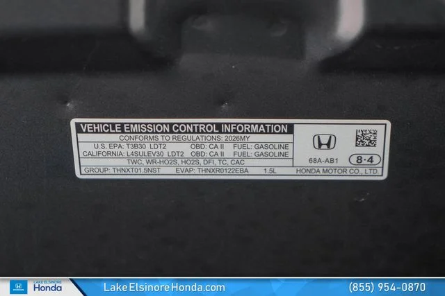 Certified Used 2026 Meteorite Gray Metallic Honda 2WD EX-L image 32