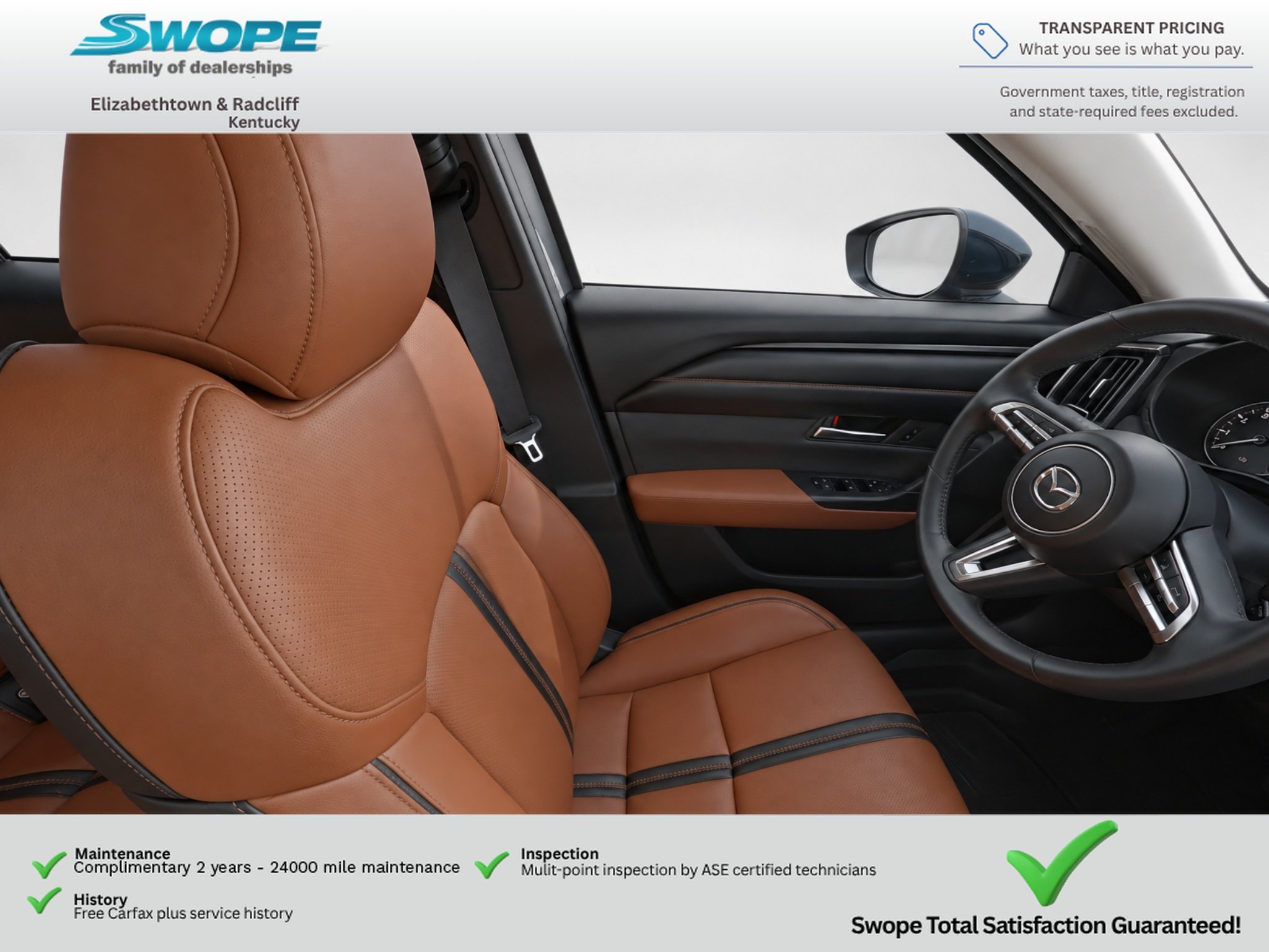 Used 2024 Wind Chill Pearl Mazda 2.5 Turbo Premium Plus Package image 10
