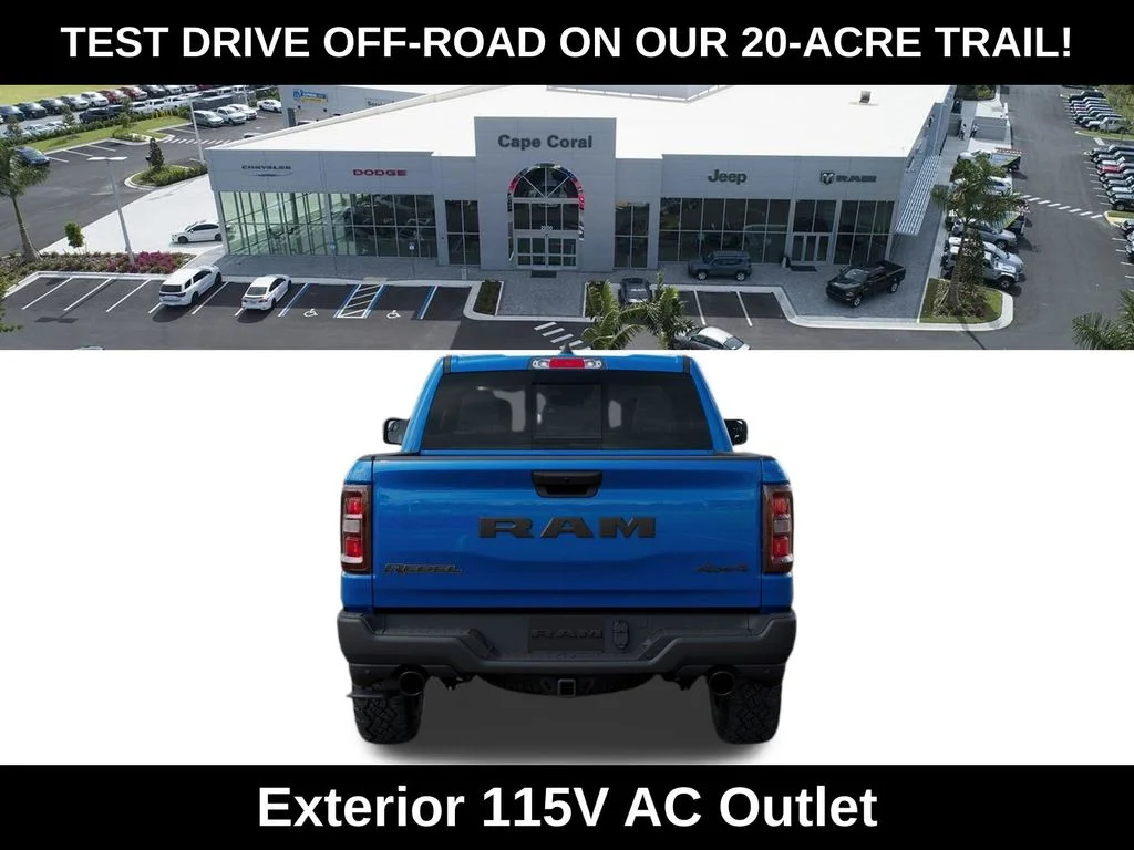 New 2026 Hydro Blue Pearl-Coat Exterior Paint RAM Rebel image 9