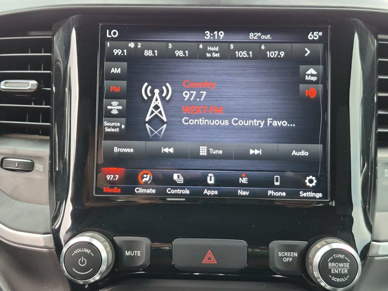 Used 2021 Flame Red Clearcoat Ram Big Horn image 24