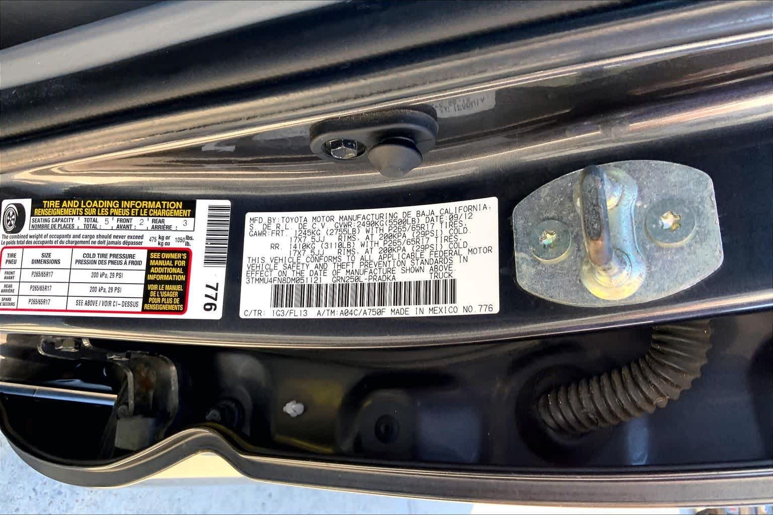 Used 2013 Magnetic Gray Metallic Toyota  image 36