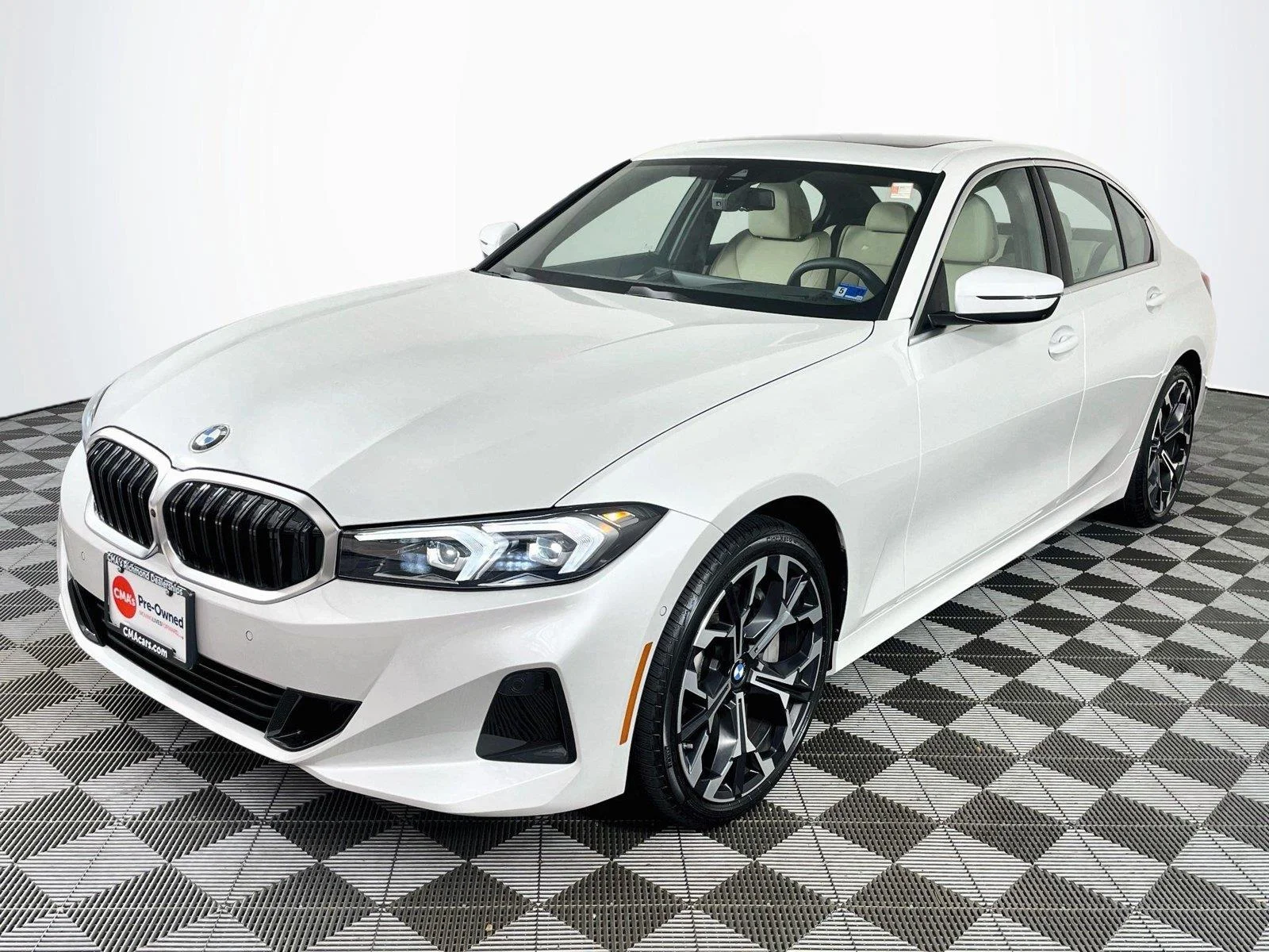 Used 2025 Mineral White Metallic BMW 330i xDrive image 3