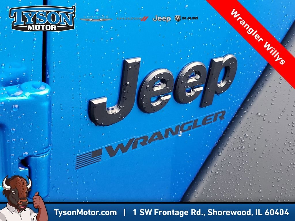 New 2026 Hydro Blue Pearl-Coat Exterior Paint Jeep Willys image 5