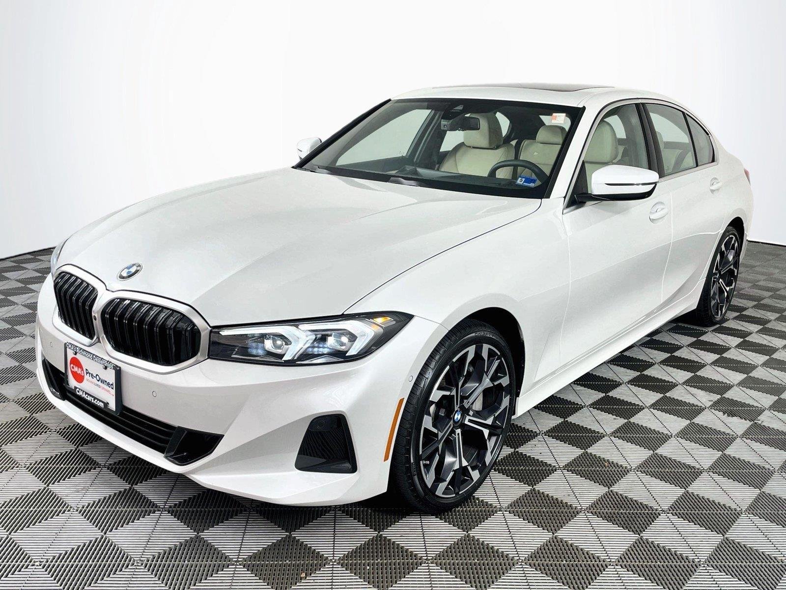 Used 2025 Mineral White Metallic BMW 330i xDrive image 3