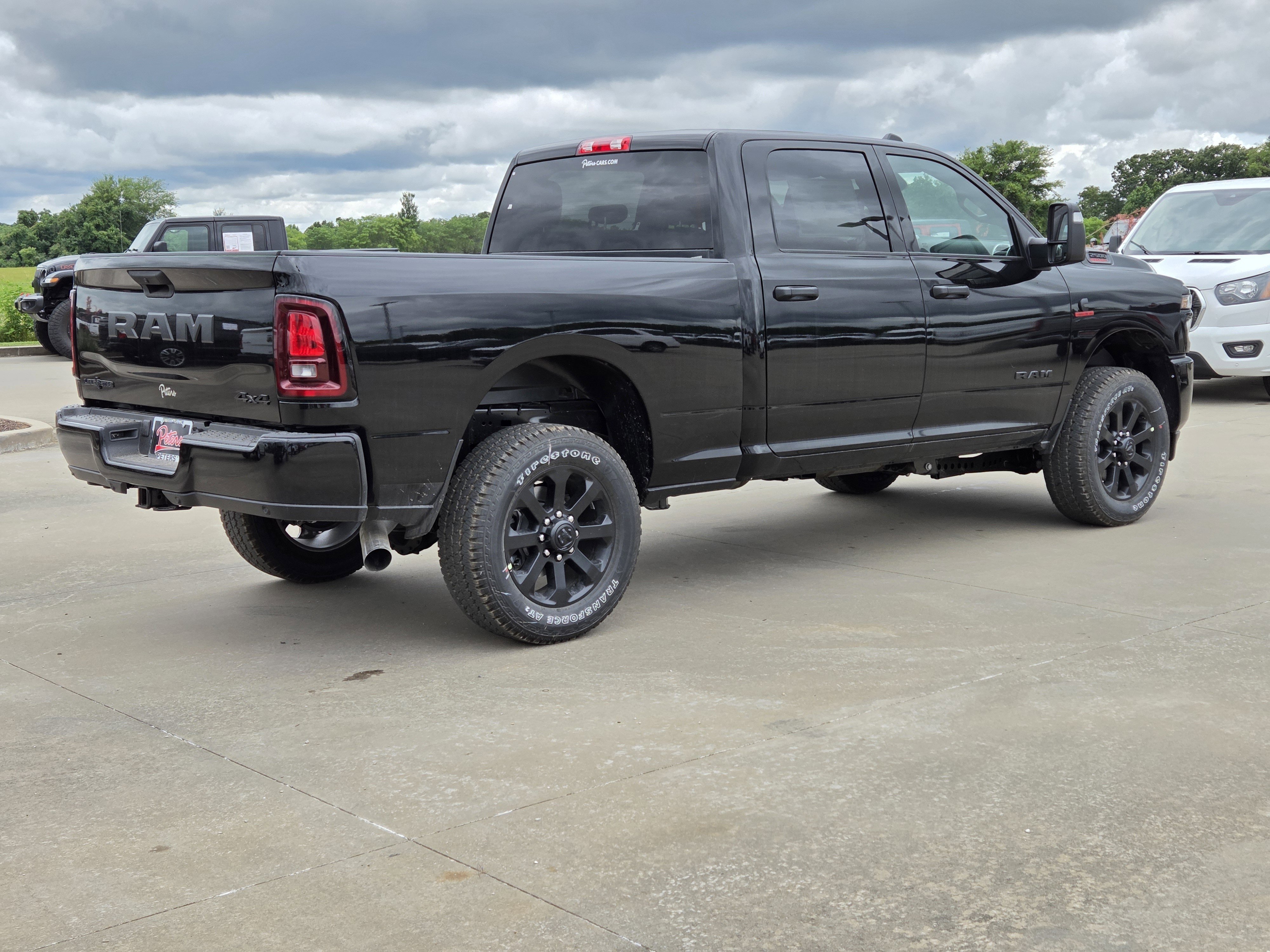 New 2026 Diamond Black Crystal Pearlcoat Ram Lone Star image 3