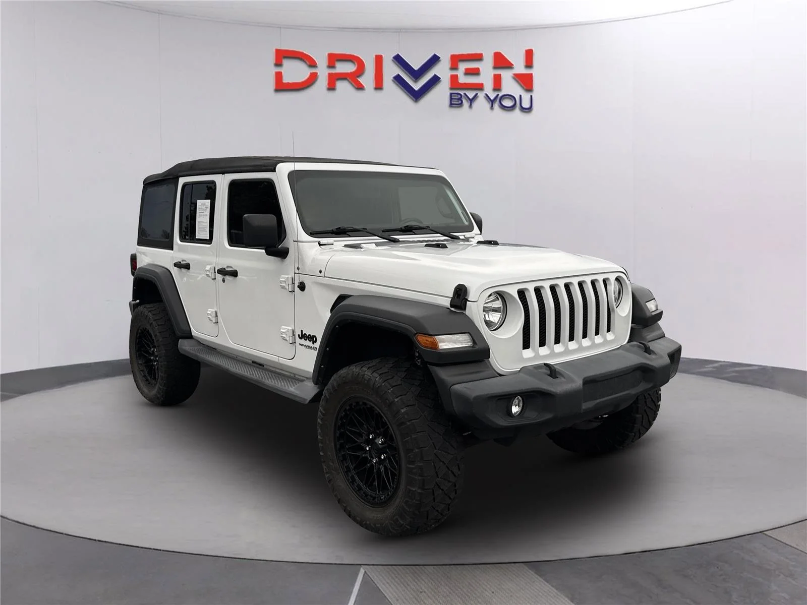 Used 2022 Bright White Clearcoat Jeep Unlimited Sport S image 3