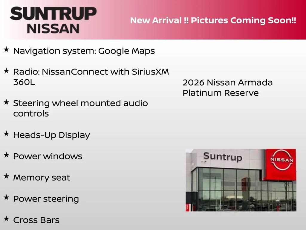 New 2026 White Nissan Platinum Reserve image 3