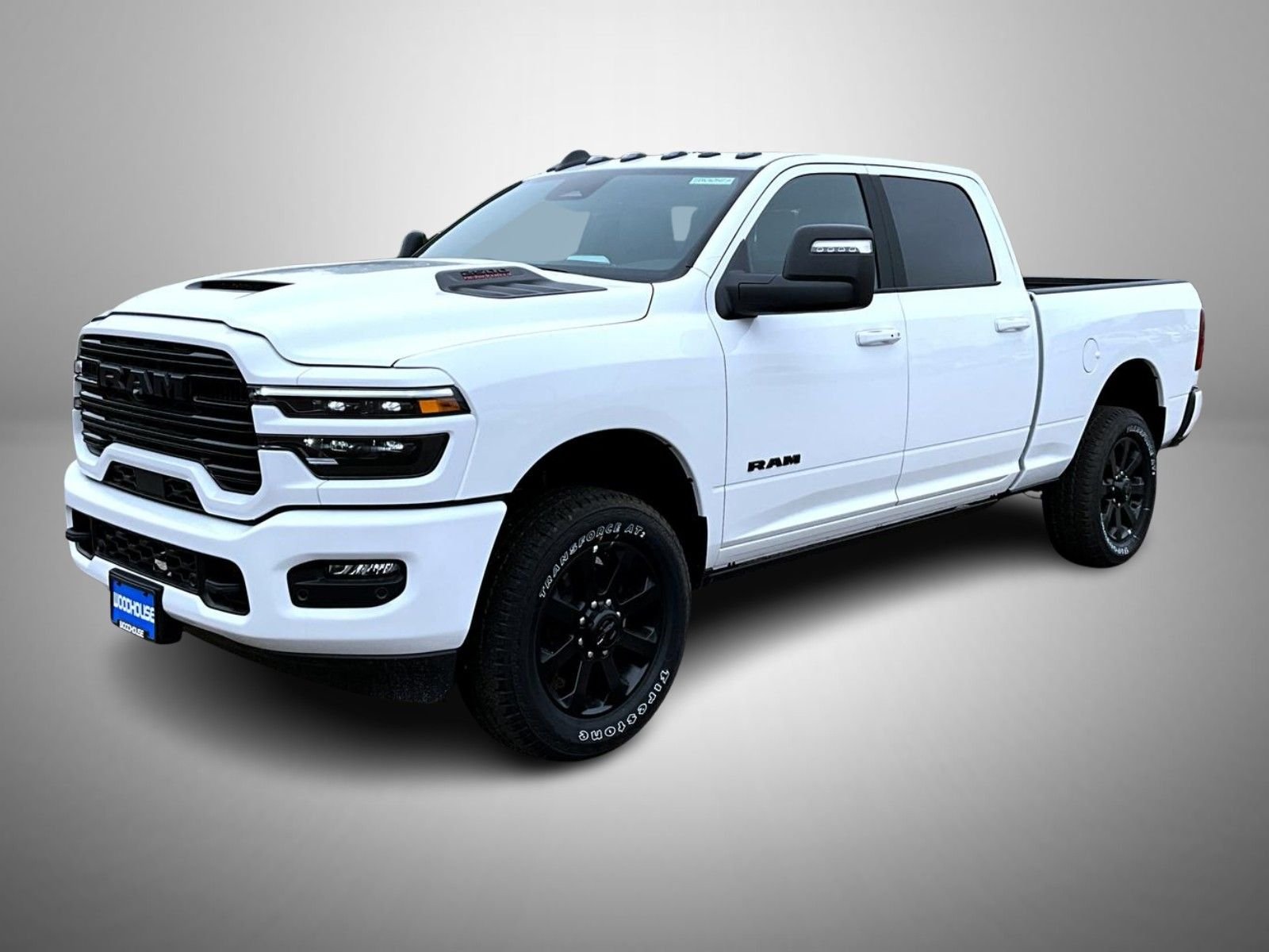 New 2026 Bright White Clear-Coat Exterior Paint RAM Laramie image 1