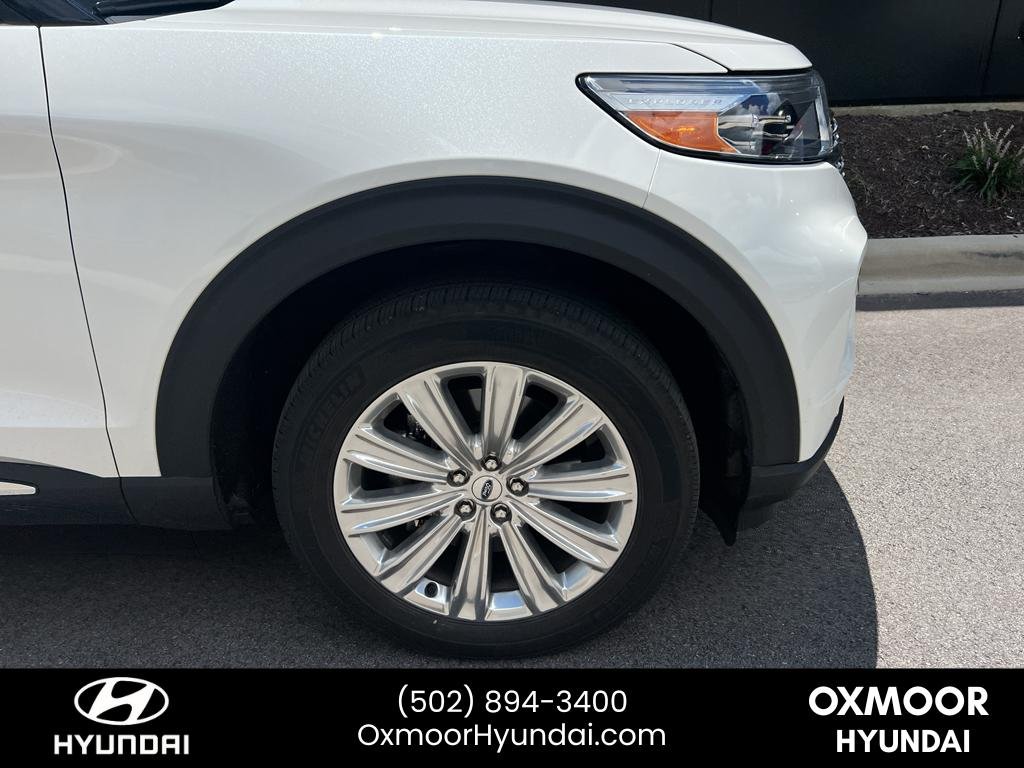 Used 2020 Star White Metallic Tri-Coat Ford Limited HYBRID image 3
