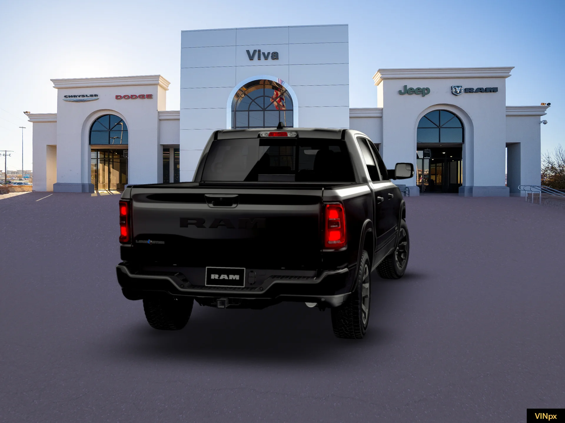 New 2026 Diamond Black Crystal Pearl-Coat Exterior Paint RAM Big Horn/Lone Star image 26